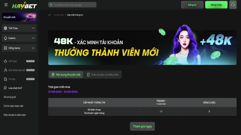 Những điều cần lưu ý khi nhận khuyến mãi Haybet Những điều cần lưu ý khi nhận khuyến mãi Haybet